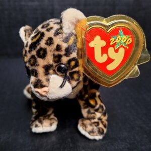 TY Beanie Babies Sneaky The Leopard MWMT